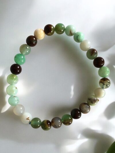 BRACELET BOULE 06MM CHRYSOPRASE A