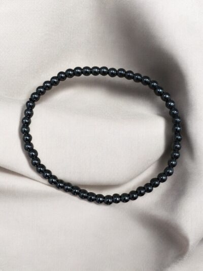 BRACELET BOULE 04MM HÉMATITE AB