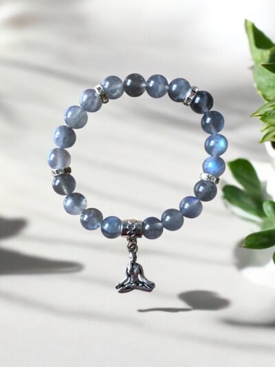 BRACELET BOULE 08MM LABRADORITE AA+ (08,5-09,5MM)