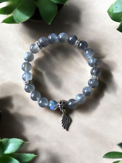 BRACELET BOULE 08MM LABRADORITE AA+ (08,5-09,5MM)