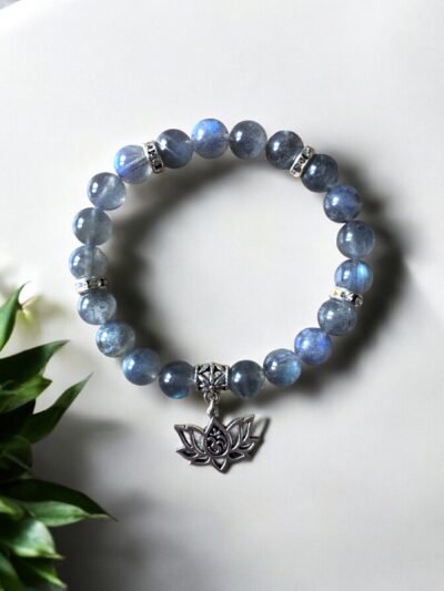 BRACELET BOULE 08MM LABRADORITE AA+ (08,5-09,5MM)