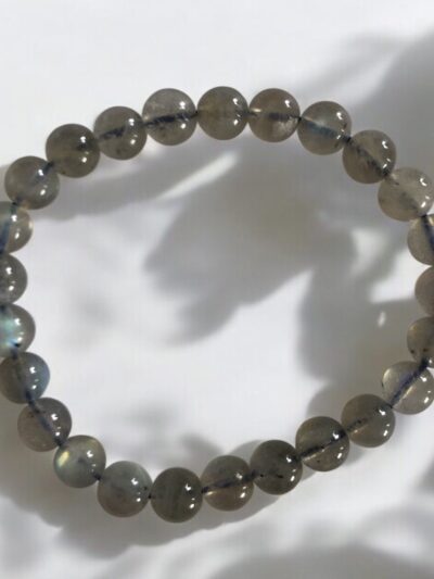 BRACELET BOULE 08MM LABRADORITE AA