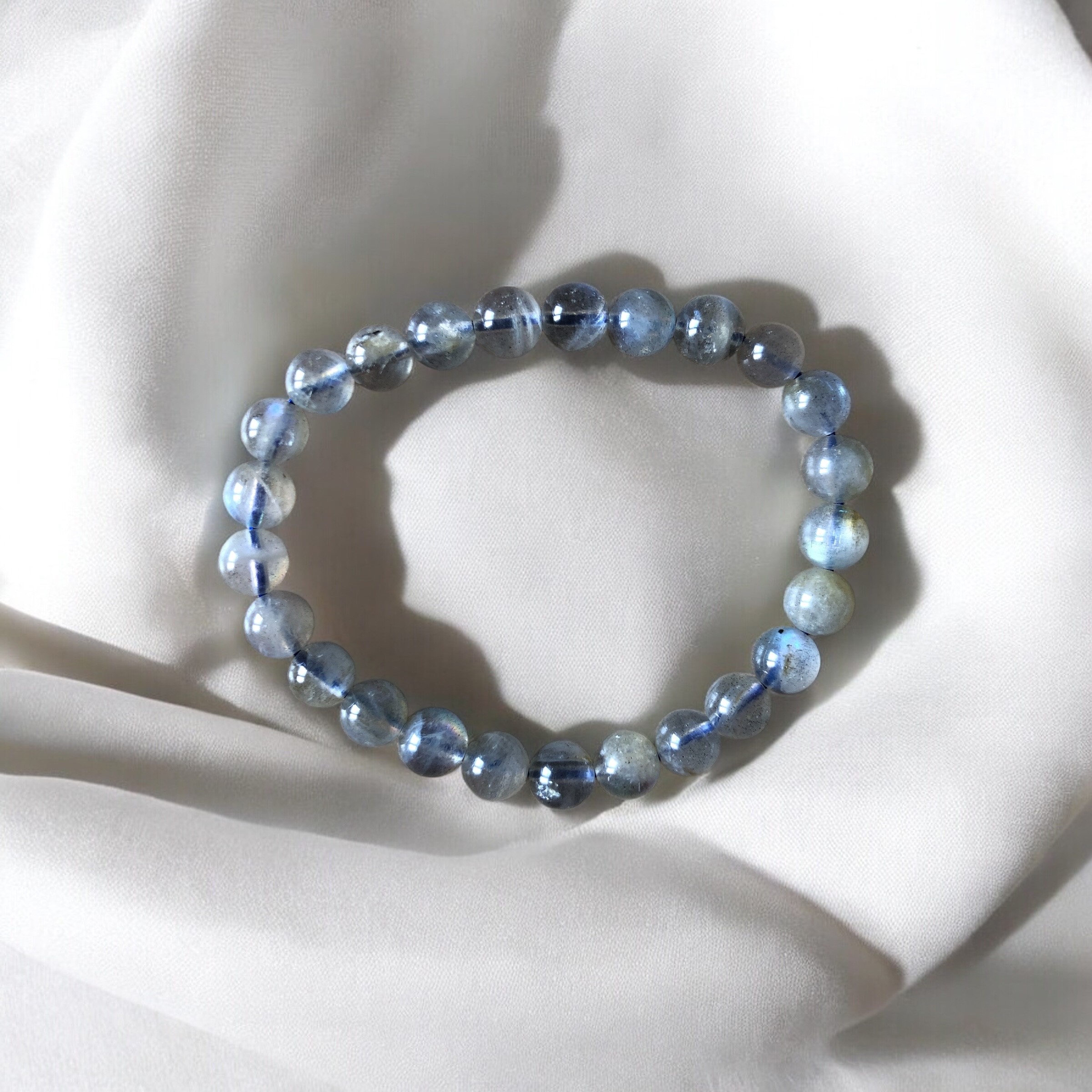 BRACELET BOULE 08MM LABRADORITE AAA (07,5-08,5MM)