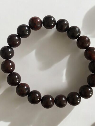 BRACELET BOULE 10MM OEIL DE FER AA