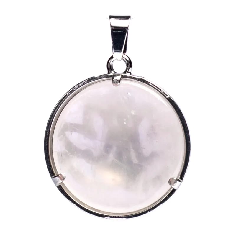 PENDENTIF LOTUS AVEC QUARTZ ROSE – Image 2