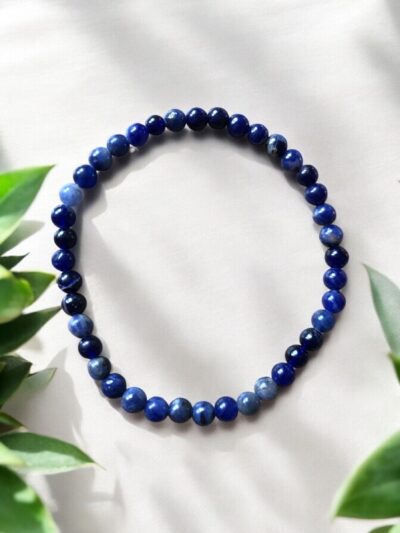 BRACELET BOULE 04MM SODALITE A