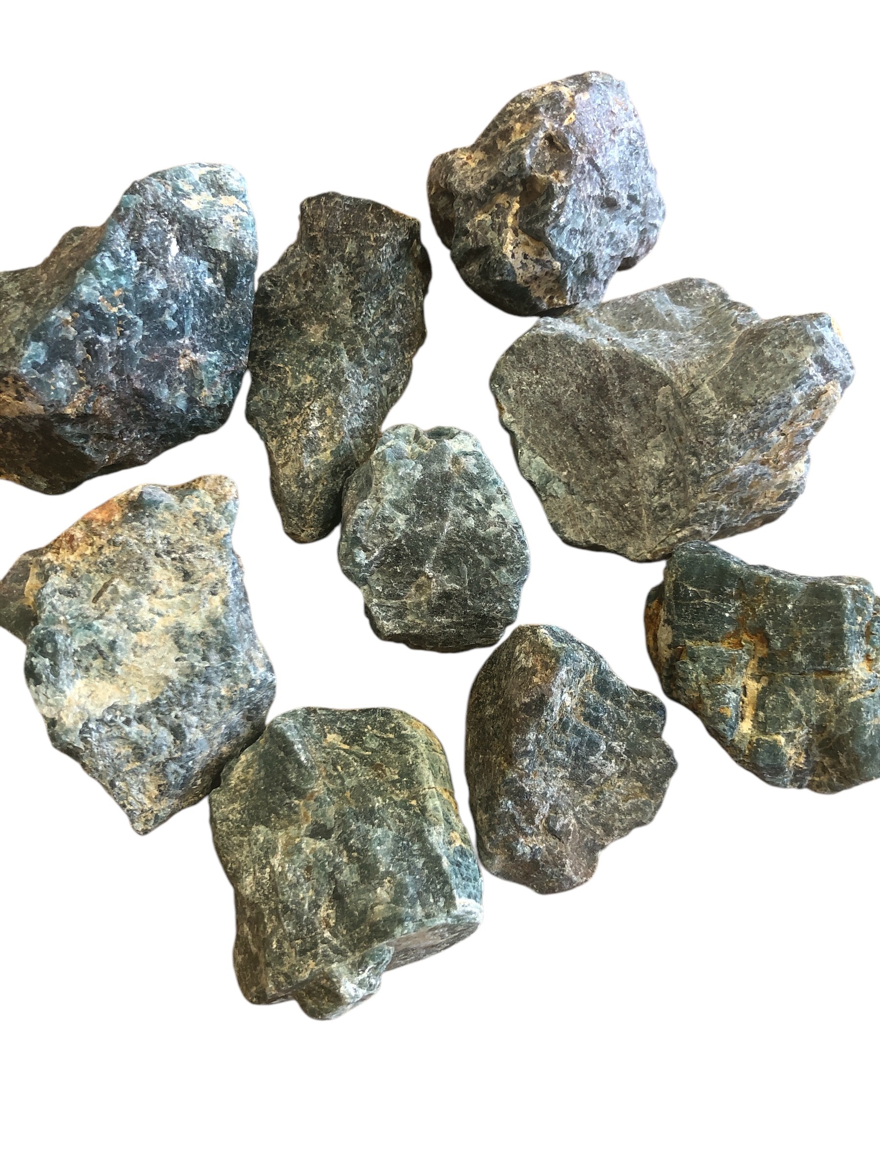 PIERRE BRUTE APATITE BLEUE A