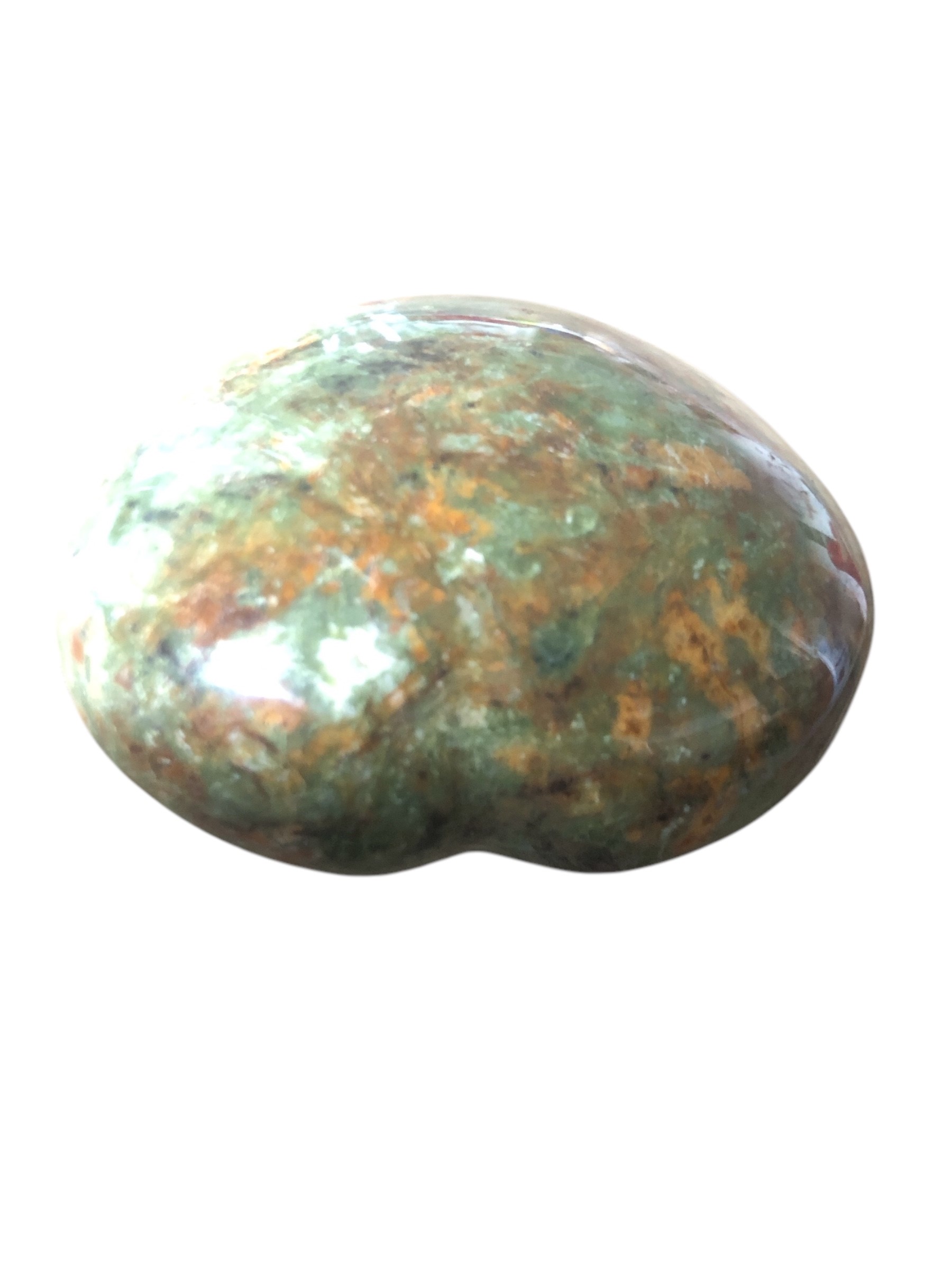 GALET COEUR CHRYSOPRASE A+ 70 à 80mm – Image 2