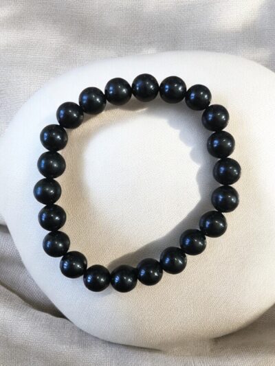 BRACELET BOULE 08MM JAIS A