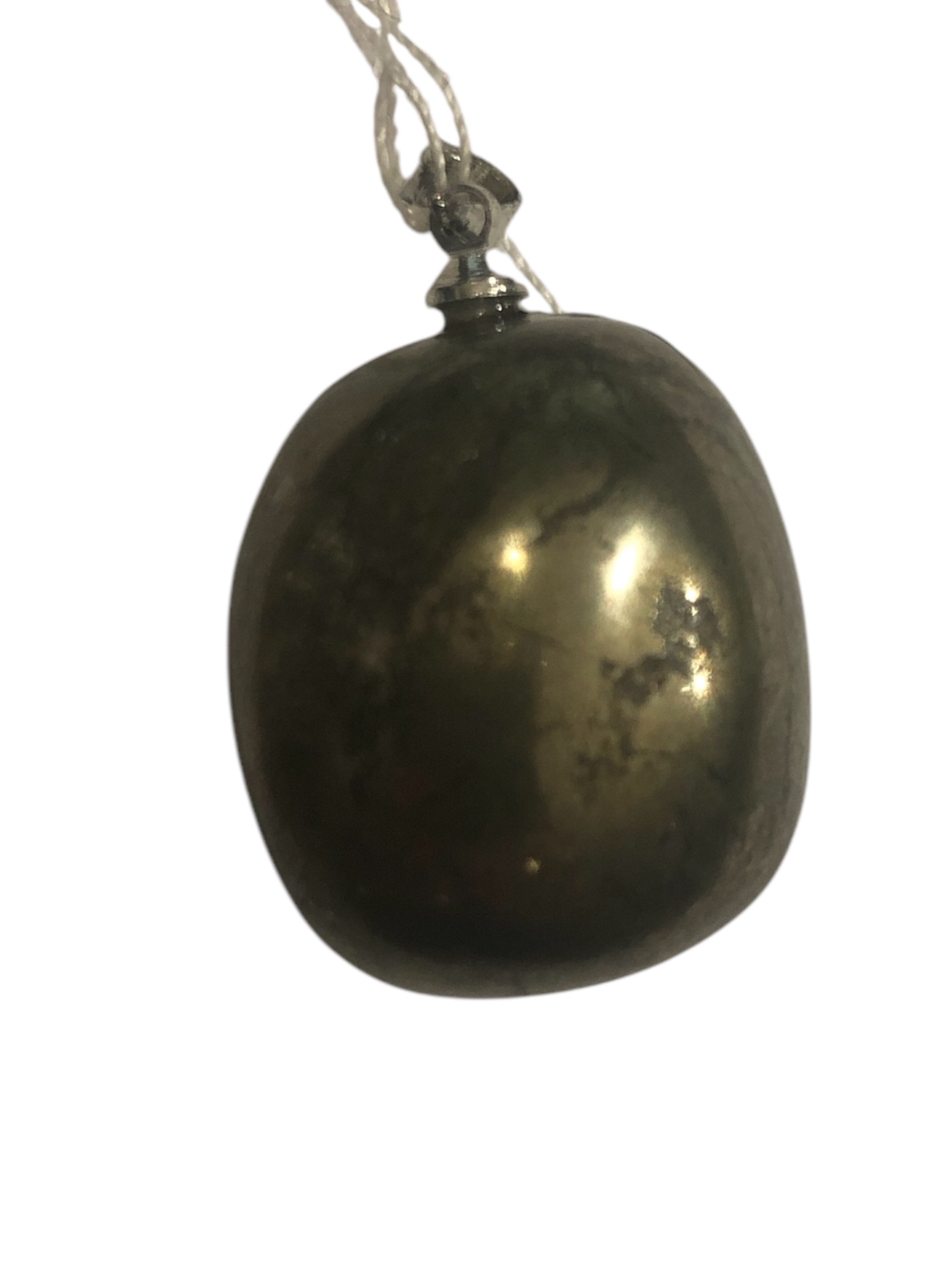 PENDENTIF PIERRE ROULÉE PYRITE AA 20 À 30MM
