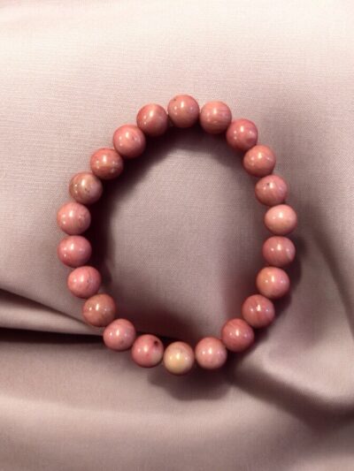 BRACELET BOULE 08MM RHODONITE AUSTRALIE AA