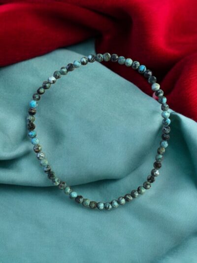 BRACELET FACETTÉ 03MM TURQUOISE A+