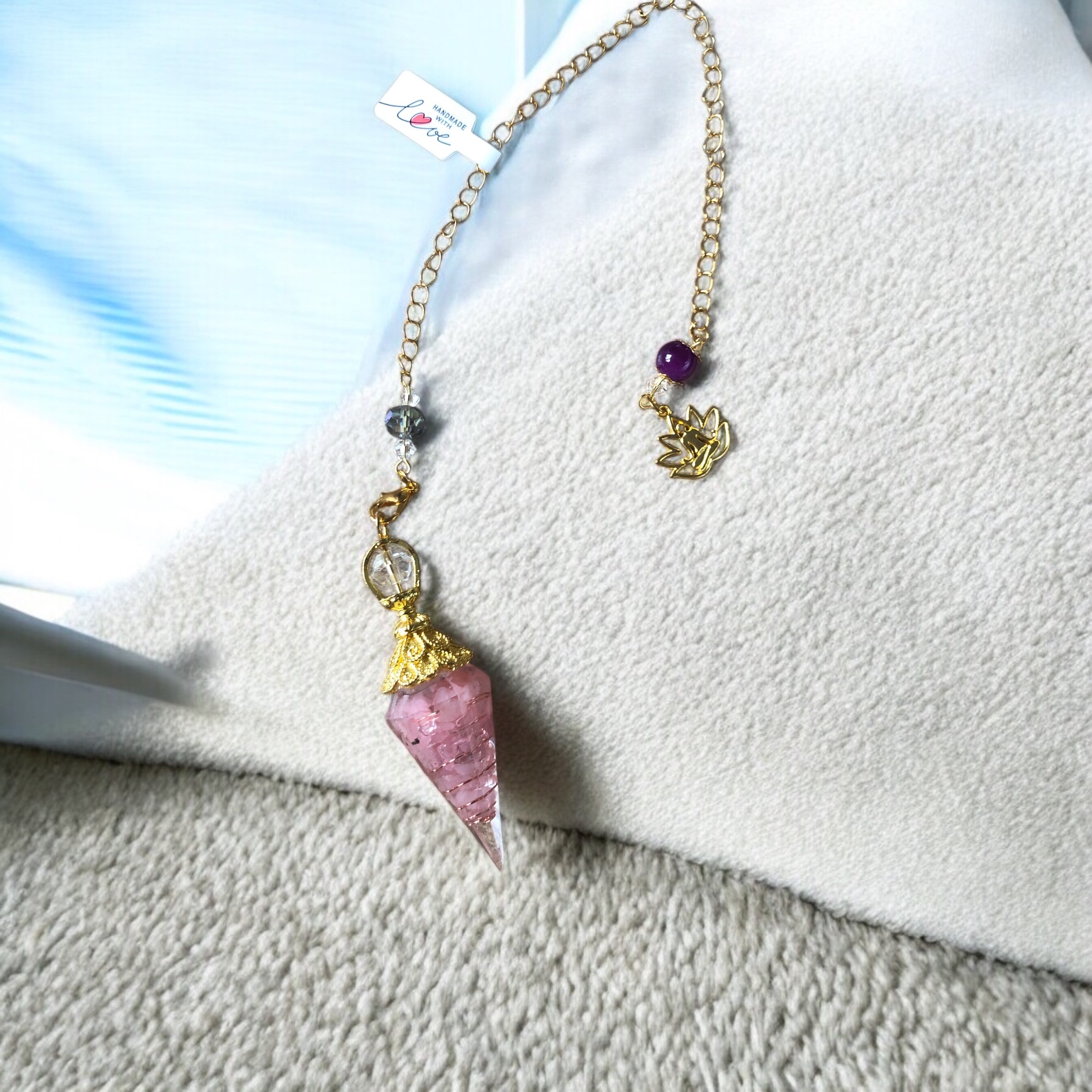 PENDULE QUARTZ ROSE