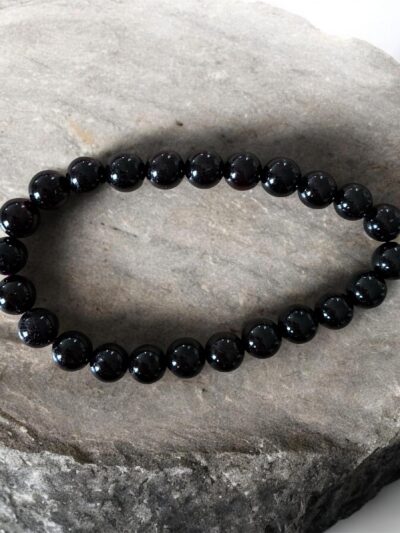 BRACELET BOULE 08MM ONYX A